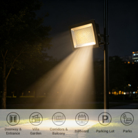 OUTLUX E048EI Nova, Reflector Exterior Impermeable IP65 de 150W con Ángulo de Haz de 120° y 3 Años de Garantía