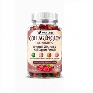 Gomitas Veganas de Pectina CollagenGlow, OEM, Venta al por Mayor, Marca Privada, Sin Azúcar Añadido, Sin Colorantes Artificiales, Sin Sabores Artificiales - Product Image 1