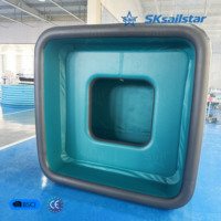 Aufblasbarer Jacuzzi mit Sitzbank, Drop-Stitch Outdoor-Whirlpool, Maßanfertigung Direkt vom Chinesischen Hersteller