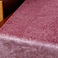 Tissu d'ameublement 100% Polyester Velours Gaufré Tissé pour Rideaux et Canapés Anti-Boulochage Poids Moyen Filles