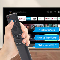 Control Remoto para Televisor Inteligente Samsung, BN59-01357D Control Remoto por Voz Samsung para Todos los Televisores LED Inteligentes Serif QLED 4K 8K HDR