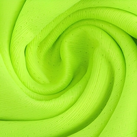 Tela Jersey Verde Fluorescente 100% Poliéster de Secado Rápido, Tejido Deportivo para Camisetas y Uniformes de Fútbol