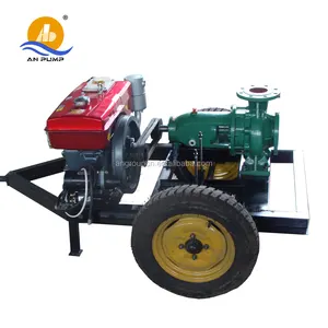 Pompa air irigasi sirkulasi pertanian dapat digerakkan pompa air diesel sentrifugal