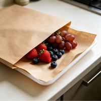 Papier Kraft Artisanal Marron Écologique Simple Face Anti-humidité Format A4 pour Bricolage et Artisanat, Faible MOQ, Vente en Gros
