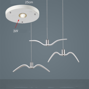 Nordique Mouette <span class=keywords><strong>Design</strong></span> Lustres Led Pour La Barre/<span class=keywords><strong>Cuisine</strong></span> Oiseaux Lustre Plafond Acrylique Lustre <span class=keywords><strong>Suspension</strong></span> <span class=keywords><strong>Luminaire</strong></span> <span class=keywords><strong>Luminaire</strong></span> - Product Image 2
