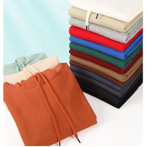 420克健身印花棉绒套头衫拉绳超大毛绒羊毛长袖空白3D刺绣环保 - Product Image 5