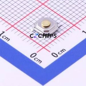 SKQGADE010 Tactile Switch SMD-4P,5.2x5.2mm Switch Single Pole Single Throw Round Button Vertical Mount 5.2mm - Product Image 1