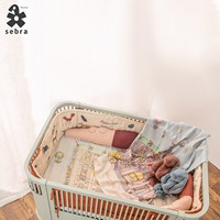 Lit bébé Sebra danois haut de gamme extensible pour les enfants de 0 à 8 ans, lit bébé importé de nouvelle génération