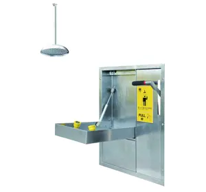 High quality Emergency Lab Safety Eyewash Station Shower Laboratory Emergency Shower Room With Eyewash