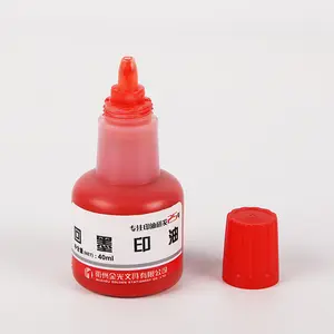 Hot Sale 40ml ink refill for stamp pad stamps inking office toy stamp self ink