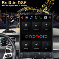 13.6 "écran Vertical BT Google Carplay pour TOYOTA LAND CRUISER LC200 2016- Android tête unité Mirrorlink autoradio lecteur vidéo
