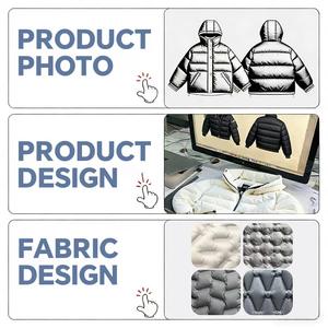 Chaquetas de Plumas Personalizadas para Hombre, Abrigos de Moda con Acabado Brillante, Chaquetas Bomber Cortas y Gruesas de Invierno, Cazadoras Acolchadas Brillantes para Hombre, Abrigo de Invierno - Product Image 5