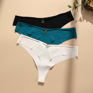 Wholesale Seamless Sport Thongs Back <strong>V</strong> <strong>String</strong> Hot Sale Women's Transparent Panties Underwear Women - Product Image 5