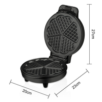 Gaufrier électrique à double face chauffante pour petit-déjeuner, vente directe usine, pour usage domestique