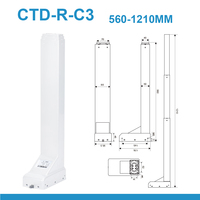 Colonne de levage électrique réglable en hauteur 12V pour meubles, pied de table télescopique motorisé électrique réglable en hauteur 24VDC