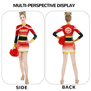 Fabrika fiyat özel gençlik amigo formaları süblimasyon uzun kollu Cheer üniforma değişim Logo ve renk - Product Image 3