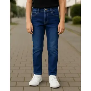Jeans Slim Fit per Ragazzi Adrenaline, Lavaggio Medio, Gamba Dritta, 5 Tasche, Traspiranti per Uso Quotidiano - Product Image 2