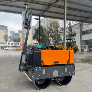 Nouveau Compacteur Vibratoire Manuel à Double Tambour Diesel de 0,6 Tonne (550 kg/330 kg) pour Asphalte, Marque Chinoise, Vente Chaude - Product Image 1