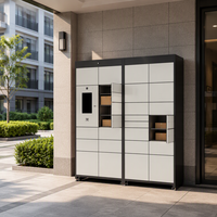 Casier à colis intelligent 24h/24 et 7j/7 en acier avec serrure électronique pour appartement, bureau, campus – Prise en charge OEM