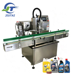 Équipement de remplissage automatique à pompe rotative à lobes haute vitesse pour shampoing de lavage auto, cire liquide et polish pour pneus - Product Image 1