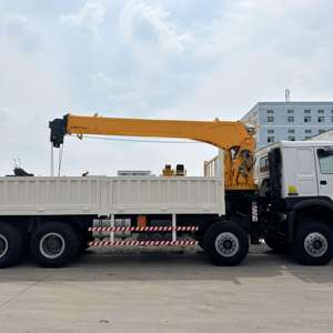 מנוף טלסקופי הידראולי חשמלי 12 טון המותקן על משאית עם שלדת דונגפנג הוואו - Product Image 2