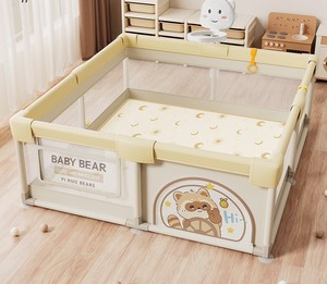 <span class=keywords><strong>Parc</strong></span> pour bébé pliable professionnel avec <span class=keywords><strong>filet</strong></span> de basket-ball, jouets, grand terrain de jeu intérieur pour enfants, taille personnalisable - Product Image 2