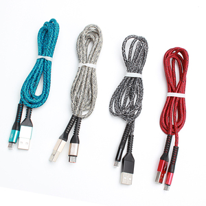 Thiết kế mới bông tuyết tinh khiết lõi đồng nylon bện Android thông minh Điện thoại di động Micro USB sạc dữ liệu Sync Cable Đối với máy ảnh sử dụng - Product Image 1