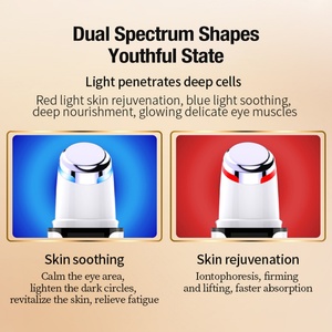 Cordless Heating <b>Vibration</b> Eye Lifting Massager Pen Eye Cream Import <b>Wand</b> Device LED Photon Eye Beauty Care Instrument - Product Image 5