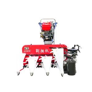 Self Propelled Mini Rice Wheat Cutting Tying Machine Rice Reaper/harvester