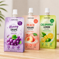 Prix usine – Sachet à bec verseur anti-fuite avec bouchon à vis pour purée bio, gelée, smoothie, boisson – Format Doypack 150ml, 180ml, 200ml, 500ml