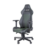 Chaise de jeu ergonomique en cuir PU en gros, siège réglable, accoudoirs réglables en hauteur, inclinaison 90-135° °   Siège pivotant et inclinable pour jeux PC