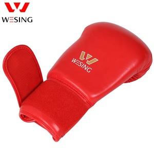 Wesing Wushu Sanda Boxing <strong>Gloves</strong> Professional Velcro <strong>Type</strong> Martial Arts Boxing <strong>Gloves</strong> for Competition and Training - Product Image 5