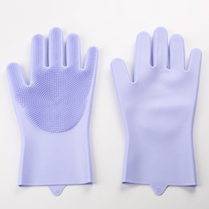 Guantes de limpieza de cocina multifunción, guantes de silicona antideslizantes con aislamiento mágico para el hogar, para lavar platos - Product Image 4