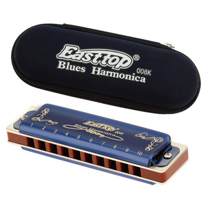Armónica Profesional EASTTOP T008K de 10 Orificios con Tonos <span class=keywords><strong>ABCDEFG</strong></span> para Blues - Product Image 4