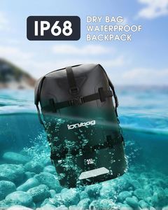 กระเป๋าแห้งแบบกันน้ำ PVC สำหรับกิจกรรมทางน้ำ เช่น พายเรือ แล่นเรือ ล่องแก่ง  ตัวอย่างฟรี  รับผลิตตามแบบ - Product Image 6