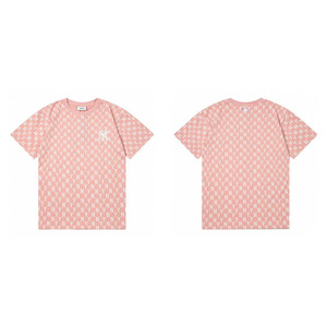 เสื้อยืดคอกลมสไตล์เกาหลี พิมพ์ลายโลโก้ทั้งตัว ไซส์ใหญ่ สำหรับฤดูใบไม้ผลิ/ฤดูร้อน ปักลาย  สำหรับผู้ชายและผู้หญิง ไซส์ ML ทรงหลวม ผ้าเมอร์เซอไรซ์ - Product Image 6