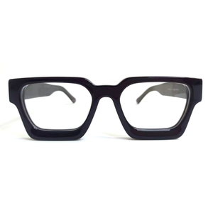 Gafas de lectura rectangulares de acetato con montura completa y estampado animal para hombre, anti-luz azul, ligeras y duraderas - Product Image 4
