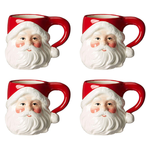 Peint à la main mignon en céramique noël père noël mère père noël tasse à la main café lait vacances cadeau tasse - Product Image 6