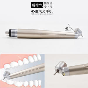 Prix incroyable pour une pièce à main dentaire à grande vitesse de 45 degrés avec éclairage LED auto-illuminant et ventilation arrière pour l'extraction des dents encastrées - Product Image 4