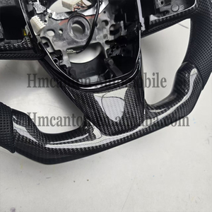 Volante Deportivo de Fibra de Carbono y Cuero Perforado con LED para Honda CRV, Venta al Por Mayor - Product Image 6