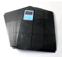 Pages d'insertion pour classeur de cartes à collectionner, en PP et PU mat, OEM, pour album de rangement de cartes Magic Ring Binder