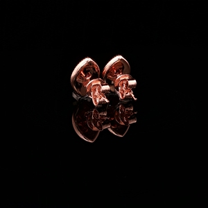 Thời trang và thanh lịch Pháp Retro thích hợp bông tai với S925 trồng <span class=keywords><strong>Ruby</strong></span> tai đinh tán - Product Image 4