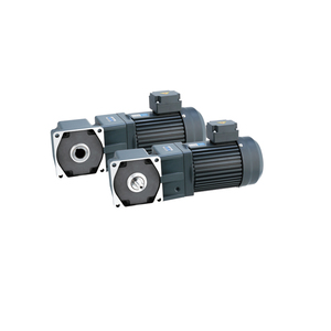 Ac Single Three 3 Phase 220V 380Volt 370W Watts 90 Độ Right Angle Gear Motors Giảm Tốc Độ Với Trục Rắn Rỗng - Product Image 3