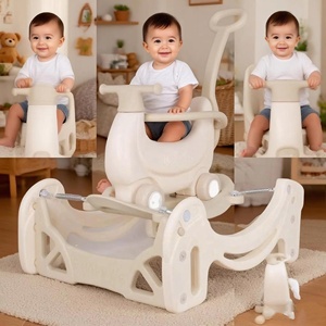3-en-1 Banane en forme de cheval à bascule pour <span class=keywords><strong>bébé</strong></span> Chaise berçante pour enfants et siège de voiture Jouets pour poussette pour <span class=keywords><strong>bébé</strong></span> - Product Image 5