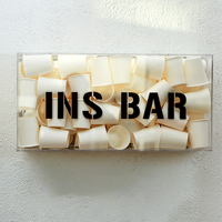 Enseigne lumineuse personnalisée Carrey Sign pour extérieur, pour pâtisserie, publicité colorée, boîte à lumière transparente en acrylique pour balles océaniques