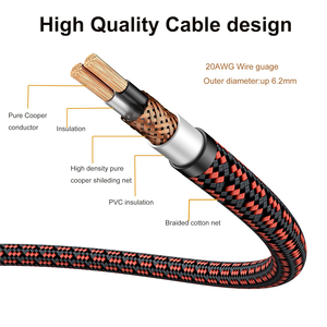 <span class=keywords><strong>Cable</strong></span> RCA/Phono Primeda para Audiófilos, 2 RCA Macho a 2 RCA Macho, <span class=keywords><strong>Cable</strong></span> de Interconexión para Sistema HiFi, Trenzado para Cine en Casa y Subwoofer - Product Image 2