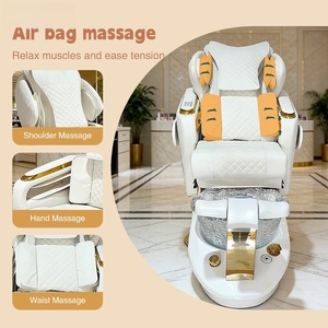 Sillón de Pedicura Profesional para Salón de Belleza, Color Personalizado, con Hidromasaje, Masaje Eléctrico y Asiento Reclinable - Lujo para Salón de Uñas - Product Image 4
