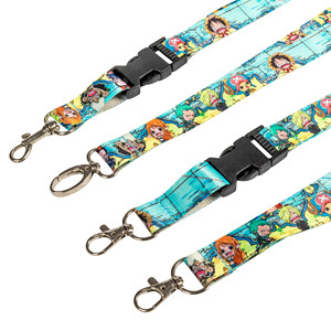 New Trend Manufacturer Cheap Screen Printing Personalised <b>Polyester</b> Sublimation Smooth <b>Lanyard</b> With Logo Custom ID Card Badge - Product Image 2