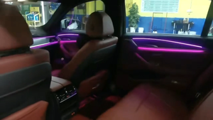 Upgrade Symphony LED <b>Car</b> <b>Interior</b> Ambient Light for BMW 5 Series G30 G31 G38 Speaker Cover Strip Decoration <b>Accessories</b> - Product Image 3