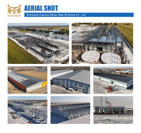 Bâtiment en acier préfabriqué industriel multi-étages à grande hauteur Q355, structure en acier robuste, personnalisable par le fabricant